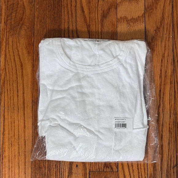 COTTON CITIZEN Jagger Long Sleeve Shirt White Small NWT - Picture 10 of 13